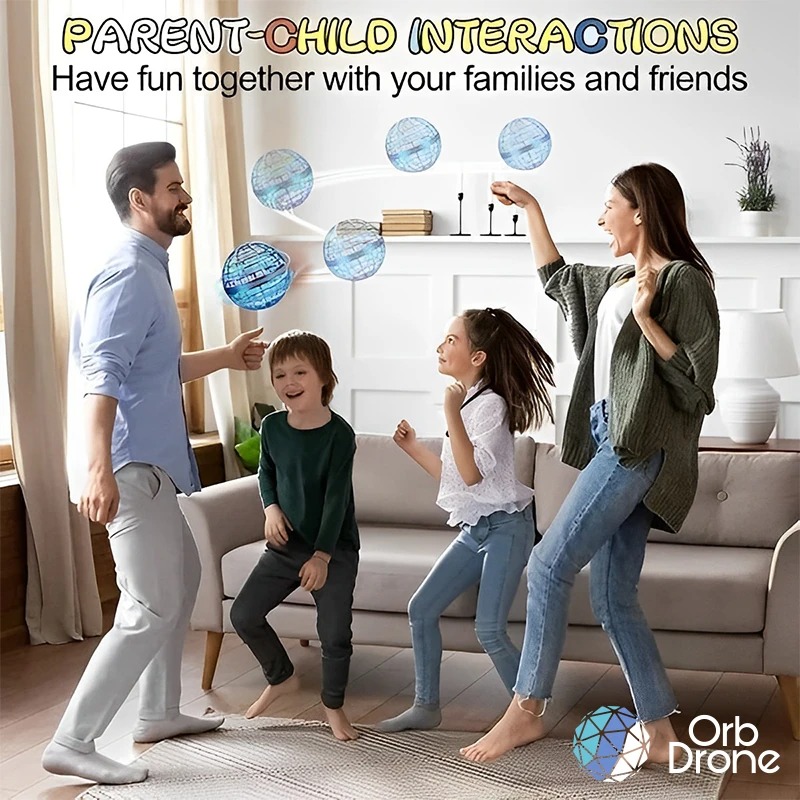 OrbDrone - 🎄Big Sale - 50% OFF🎁 Flying Orb Pro Spinner Mini Drone